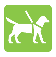 Assistance dog symbol